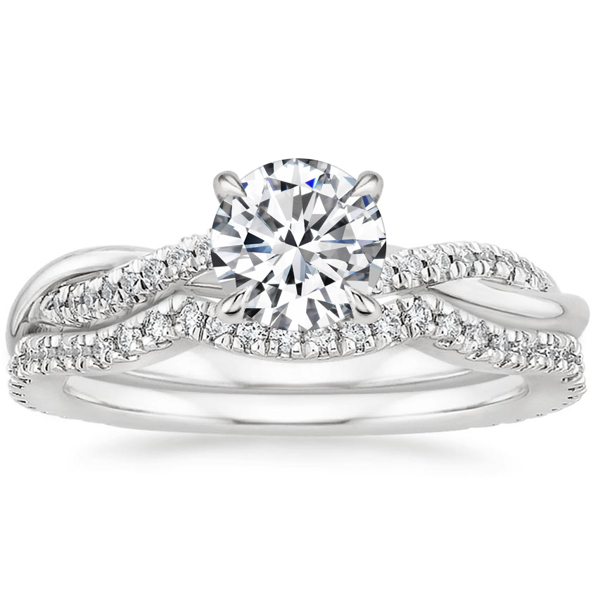 Twisted cheap bridal set